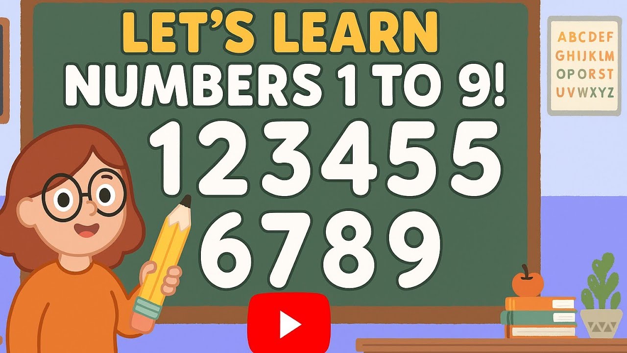 🎨📚 "Learn Numbers 1 to 10 | Tracing + Spelling Fun for Kids!"
