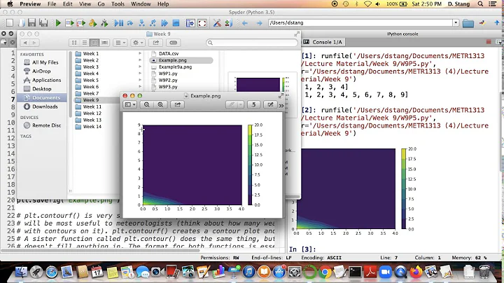 METR1313 - Week 9 - Segment 6: Contour Plots Using MatPlotLib