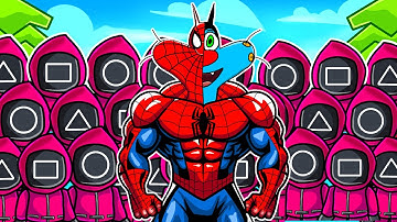 Roblox Oggy Playing Squid Game As A Spiderman With Jack