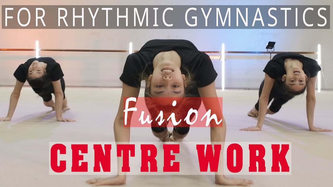 Dance class for Rhythmic Gymnastics centre work