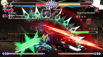 BlazBlue Central Fiction Es fatal 214B mid screen overdrive version