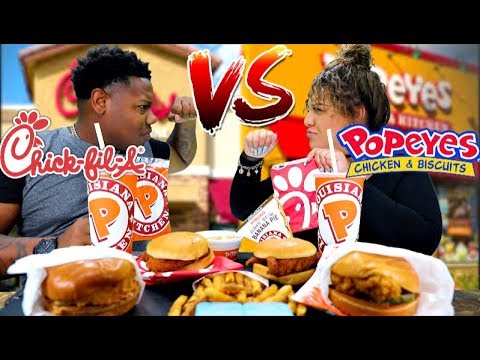 POPEYES VS CHICK-FIL-A OFFICIAL REVIEW🐔🥪