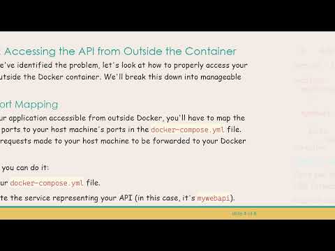 Accessing URLs Outside a Docker Container
