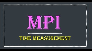 MPI - Time Measurement