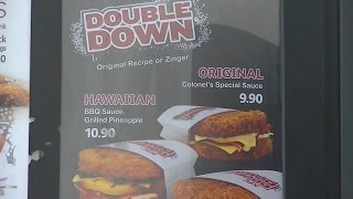 Kfc Double Down In New Zealand