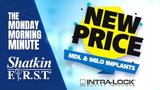 🚨 Lower Prices on MDL & MILO Implants with Ossean surface for better integration & faster healing!