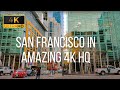 SAN FRANCISCO - THE MOST BEAUTIFUL CITY IN AMERICA. 3 HOUR WALKING TOUR IN 4K UHD. DECEMBER 2020.
