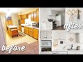 BUDGET EASY DIY MAKEOVER &amp; KITCHEN ORGANIZATION HOME ROOM MAKE OVER DECORATE WITH ME