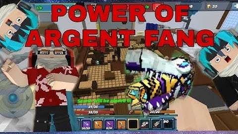 Power of Argent Fang In build and shoot! ( block man go)