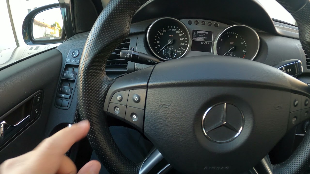 Service zurückstellen /Reset Geheimmenü Mercedes W251 R-Klasse M-Klasse W164  