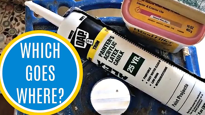 Where to Use Caulk, Wood Filler, or Spackling on Wood Trim, Baseboards, and Molding