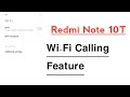Redmi Note 10T How To Use Wi Fi Calling | Redmi Note 10T Me Wi Fi Call Kaise Kare