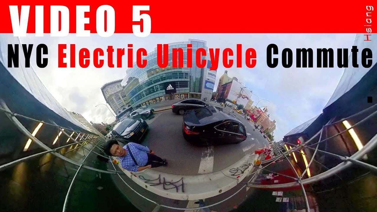Electric Unicycle Commute on the IPS i5 in Soho New York City YouTube