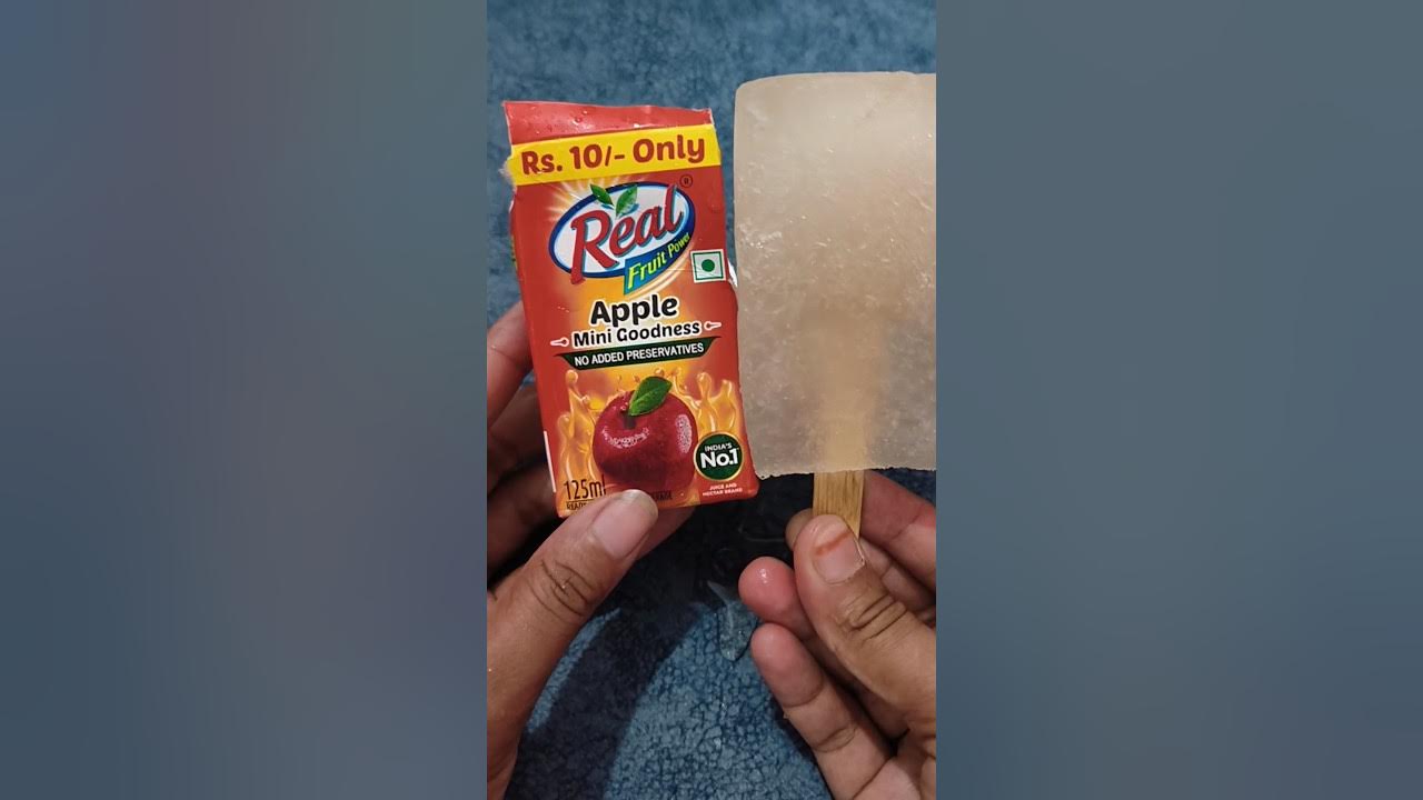 Apple juice ice Cream childhood memories short YouTube