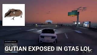 Gutian (Terrible Mouse Creator) EXPOSED IN GTA 5 (SAYS N WORD)