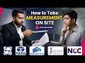 How to Take Measurement on Construction Site | Site Engineer Interview Questions &amp; Practical Guide