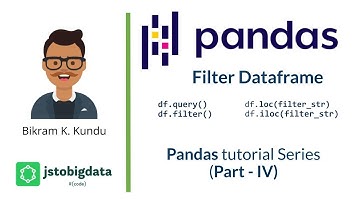 Filtering of Data in Pandas - Data Science and ML Tutorial by Bikram Kundu