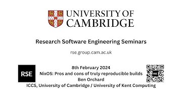 NixOS: Pros and cons of truly reproducible builds - Ben Orchard