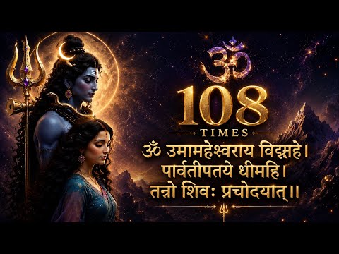 Umamaheshwara Gayatri Mantra | ॐ उमामहेश्वराय विद्महे | Powerful Shiva Parvati Chant