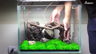 [SETUP] Hồ thủy sinh 40cm full trân châu ngọc trai (Nano Aquarium Setup - Step by Step)