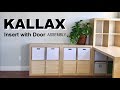 How to Assemble the IKEA Kallax Insert with Door