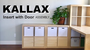 How to Assemble the IKEA Kallax Insert with Door