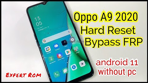Oppo A9 2020 CPH1937 Hard Reset FRP Google Account Unlock Bypass Without Pc Android 11 ColorOs V11.1