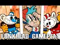 Funkhead boyfriend vs cuphead vs mugman gameplay comparison