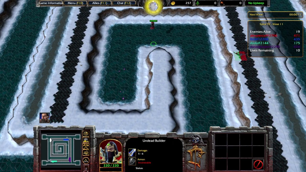 Warcraft 3 Reforged - Spiral TD (Hard Mode)