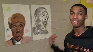 P.D. Jackson Olin High School students find love in creating urban art