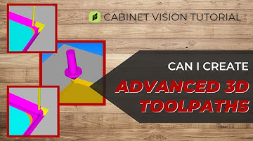 Geavanceerde CNC-deurprofielen in Cabinet Vision. Kan Cabinet Vision echt 3D-gereedschapspaden ma...