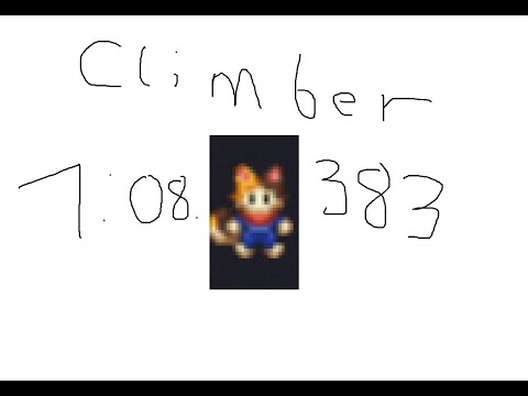 Island Games Climber in 1:08.383 minutes