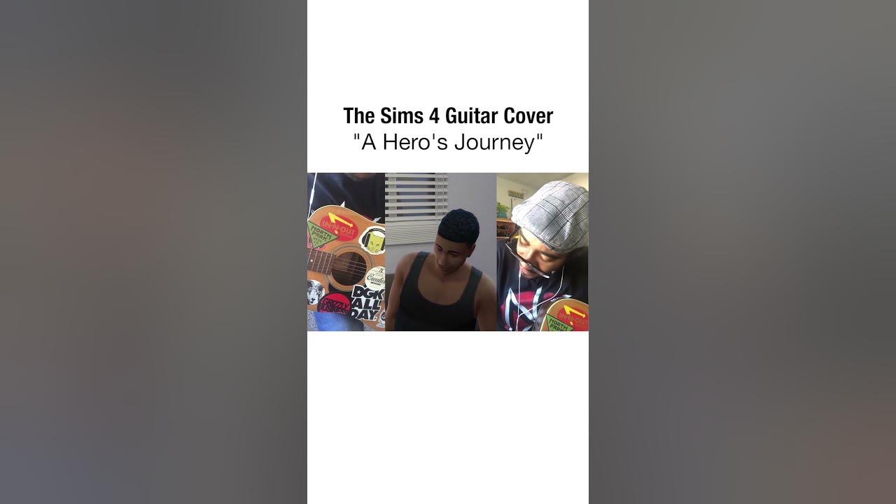 A Hero's Journey | The Sims 4 Guitar Cover #shorts