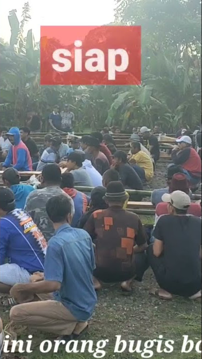 INi orang Bugis bos