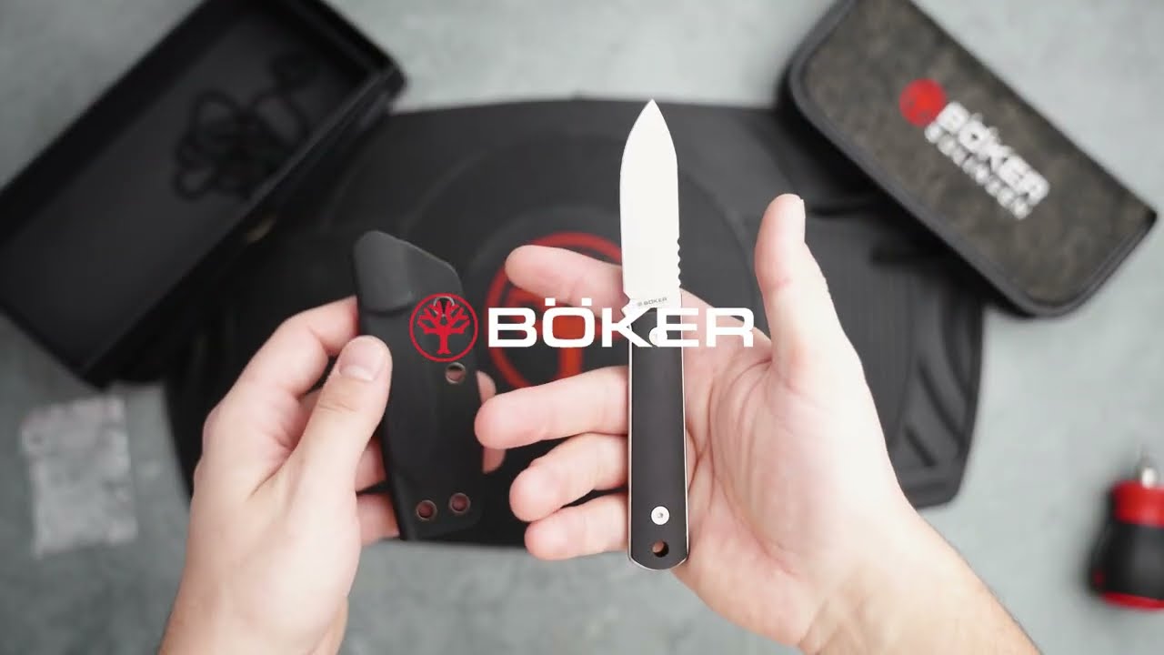 Preview of Boker USA BFF Packlite Richlite Knife Video