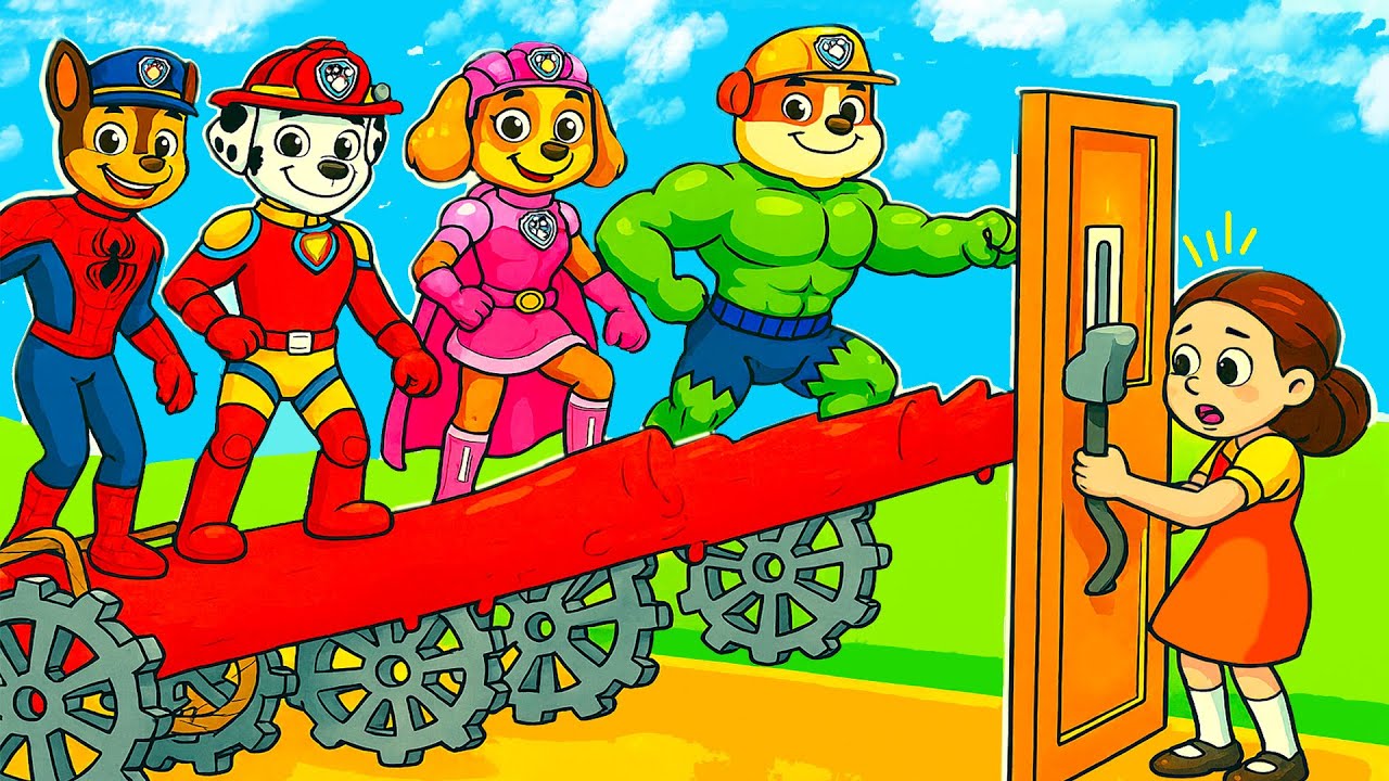Ayuda a Chase a Rescatar a La Muñeca Calamar | PAw PAtrol en Español | Rainbow 3