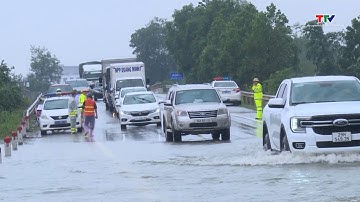 Phân luồng, đảm bảo giao thông trên quốc lộ 47B| Truyền hình Thanh Hóa