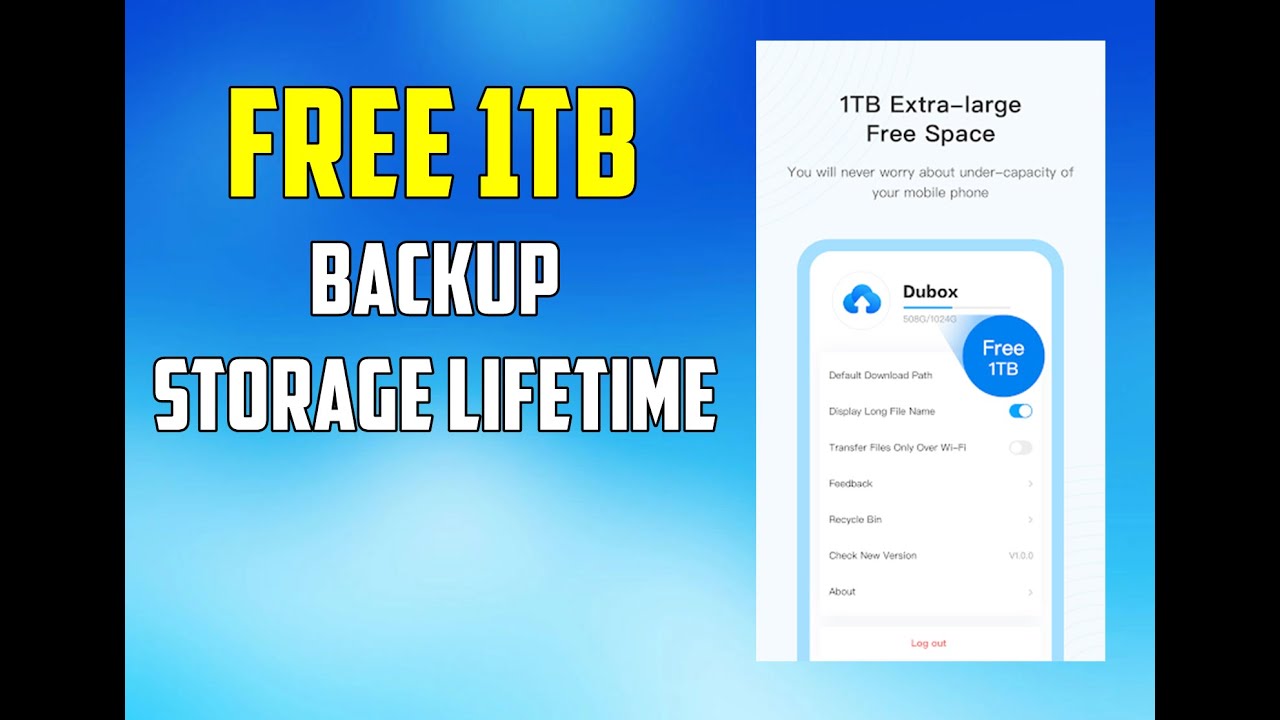 Dubox 1TB Backup Cloud Storage For Free Paano magkaroon libreng 1tb na cloud storage YouTube