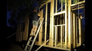 Tiny House Wall Framing - Timelapse