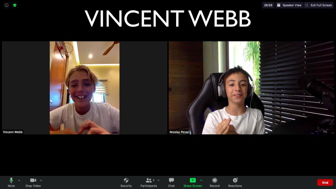 INTERVIEW WITH VINCENT WEBB