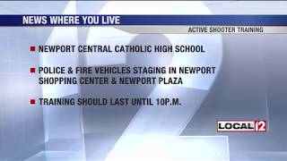 Active shooter training at Newport Central Catholic