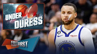 Stephen Curry is Under Duress as Warriors fall into 0-2 deficit vs. Kings | NBA | FIRST THINGS FIRST