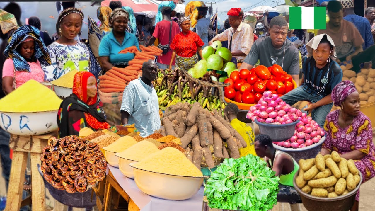 African Market ; Mile 12 International, Lagos 🇳🇬