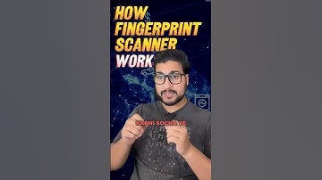 How do fingerprint Scanners Work? 🤔#fingerprintscanner