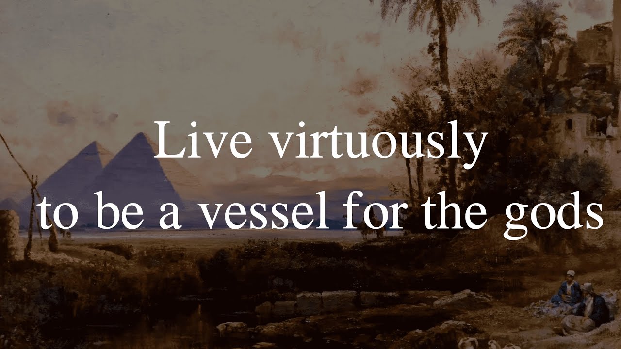 Virtue, I am become thee   |   يا فضيلة، لقد صرتُكِ