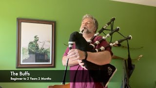 The Buffs. Great Highland Bagpipes. Beginner to 2 years and 2 months