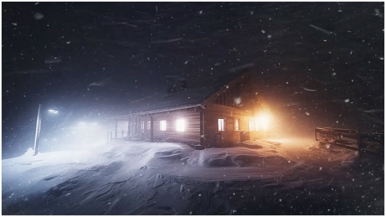 Winter Storm, Blizzard & Wind Sounds for Sleeping┇Snowstorm Ambience ...