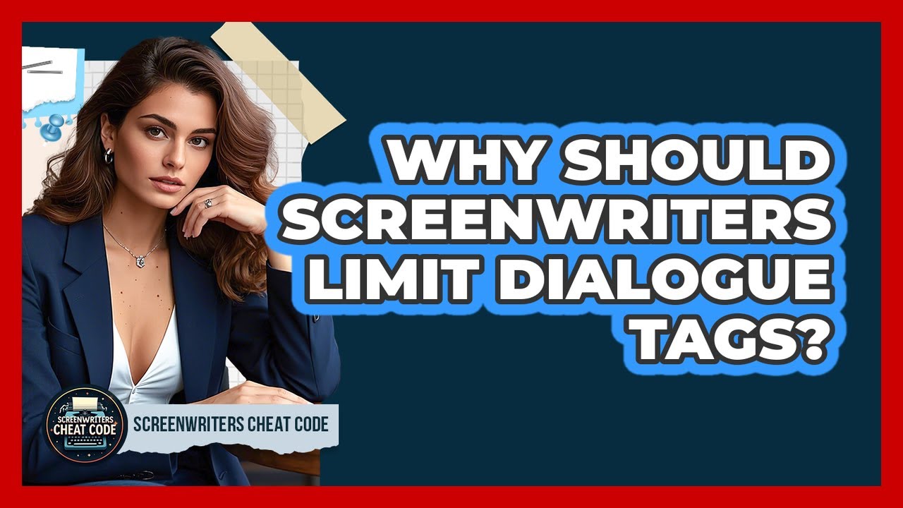 Why Should Screenwriters Limit Dialogue Tags? - Screenwriter's Cheat Code