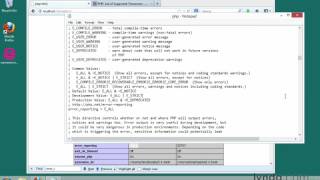 Learn PHP Lecture 19  Windows Installation Configuring PHP