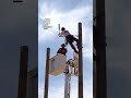 Playing baseball on power lines ☁️⚾️                  🎥: Instagram / elitelinemaninstitute
